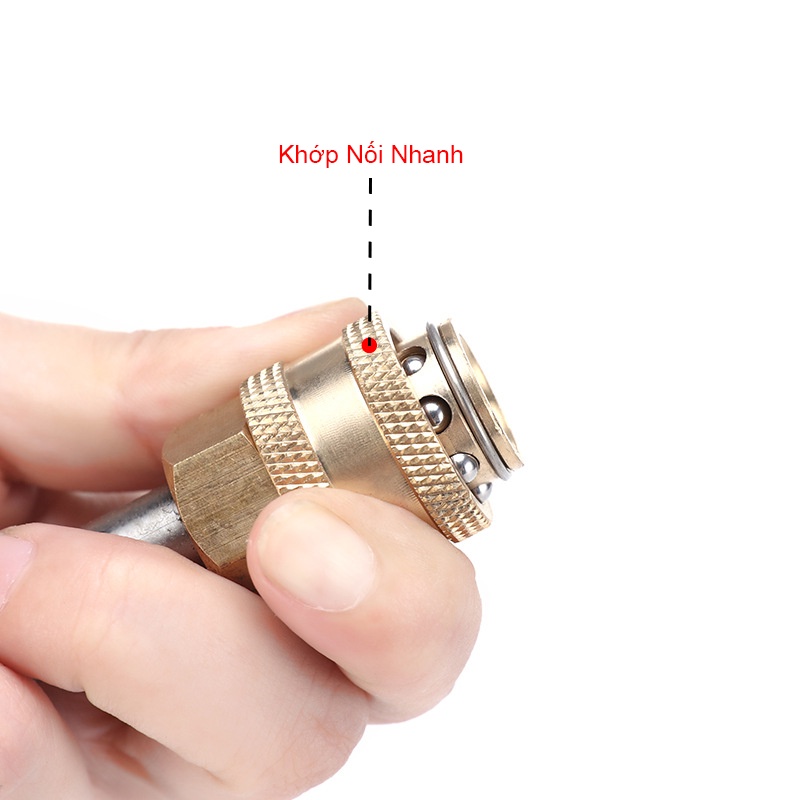 [Tặng khớp nối nhanh] Xúng xịt, vòi rửa xe lõi đồng So Easy C0004-65, xúng phun xịt nước dành cho máy rửa xe cao áp