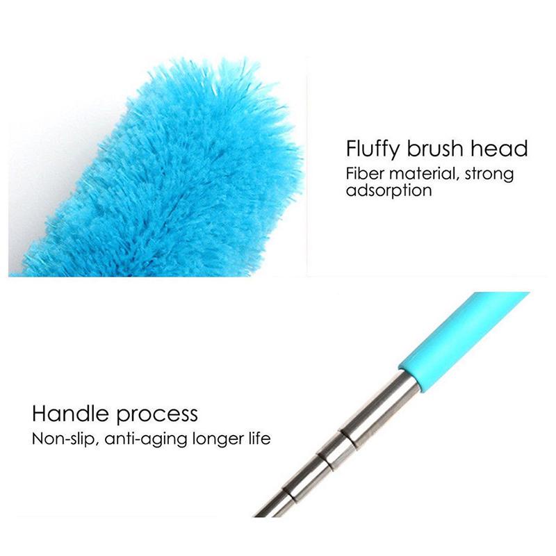 1 Chổi Lông Gà Chenille Phủi Bụi Có Thể Điều Chỉnh Dùng Cho Xe Hơi / Nhà Cửa