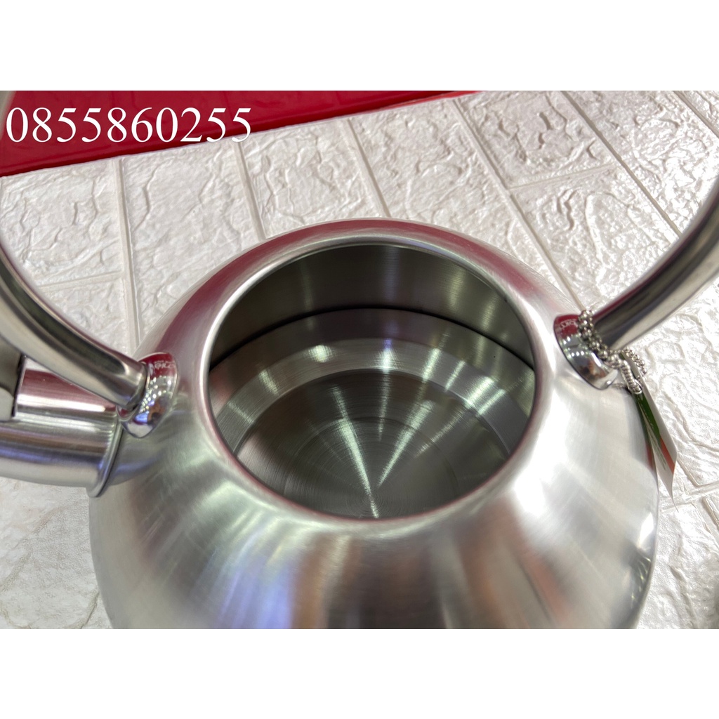 Ấm đun nước Elmich smartcook đáy từ inox 3328 dung tích 2,5l