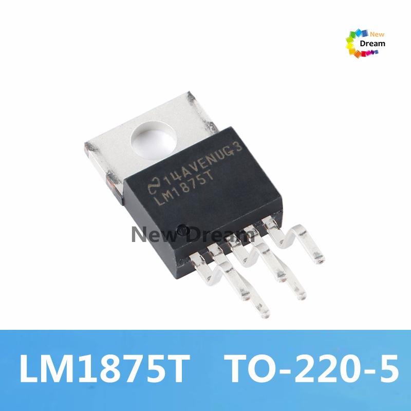 LM1875T Mới 2 Chiếc TO-220-5 20W Công Suất Âm Thanh IC LM1875 chip amplifier board LM1875T / NOPB px