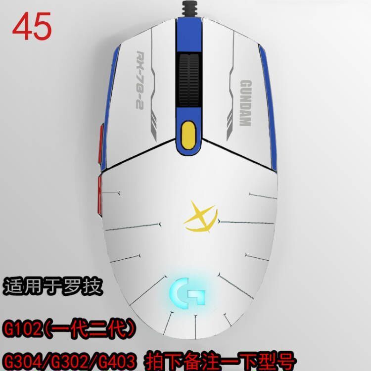 LOGITECH Bộ Miếng Dán Trang Trí Chống Trượt Và Mồ Hôi Cho Giày Trượt Patin G102 / G304 / G302