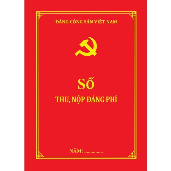 SỔ THU - NỘP ĐẢNG PHÍ ( Mẫu S01/ĐP)