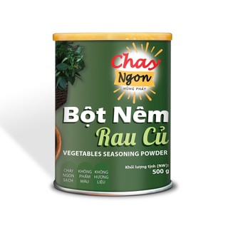 Bột nêm rau củ thuần chay 500g hùng phát hoàn toàn từ cốt rau củ thơm ngọt tự nhiên