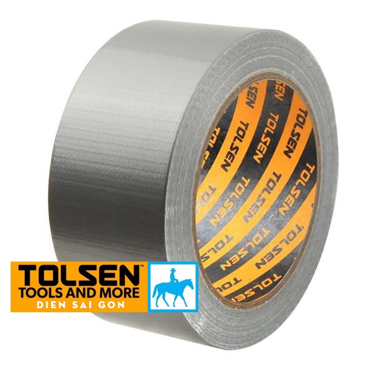 BĂNG KEO VẢI SIÊU DÍNH 48mm x 25m DUCT TAPE Tolsen 50281