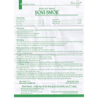 Nước súc miệng Boni Smok