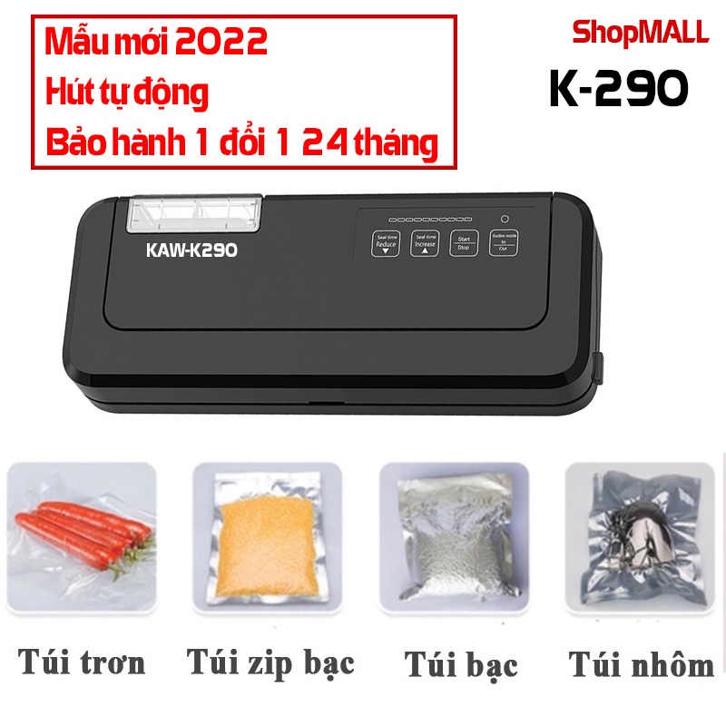 Máy hút chân không K290/280 Bosingwa - Hàng chính hãng bảo hành toàn quốc