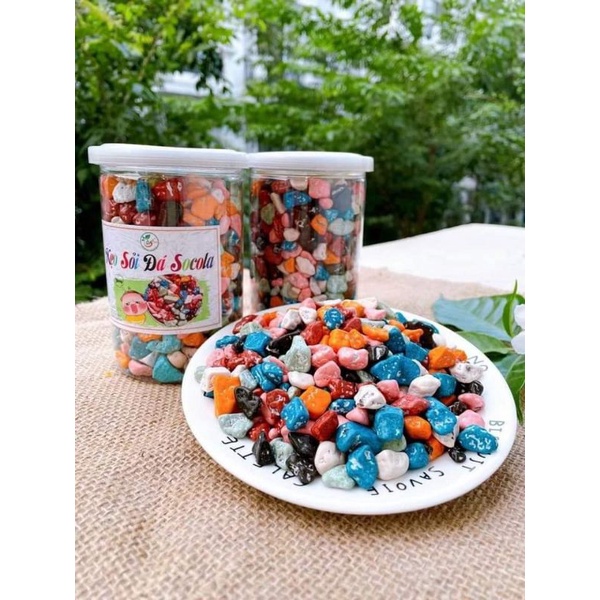 Kẹo Socola Rock Socola Sỏi hũ 500gr ăn cực ngon