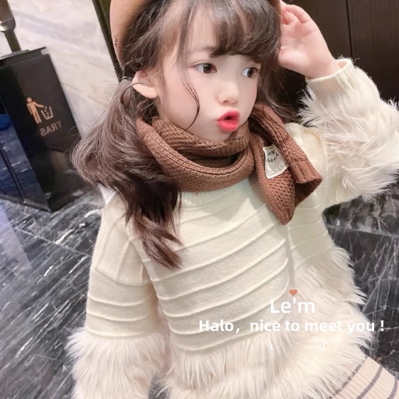 Áo len lông phong cách Hàn Quốc siêu xinh cho bé yêu