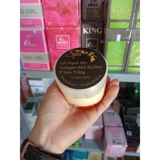 Kem ủ trắng da body cốt mix collagen khử da thâm đen hộp 250g