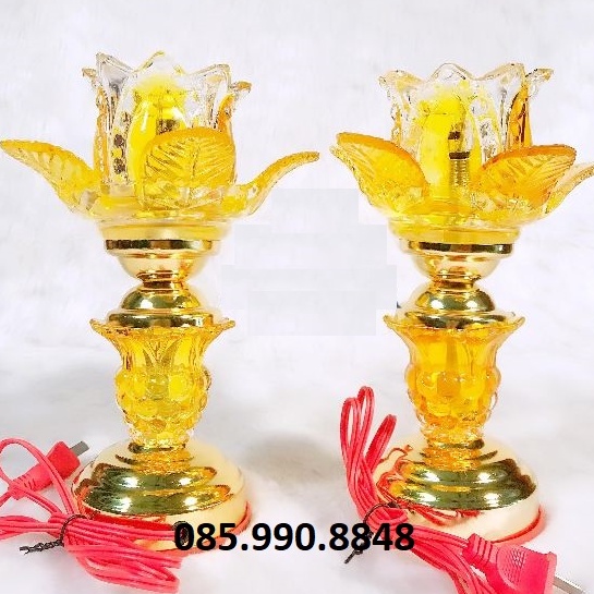 , Đèn thờ cúng led pha lê cao cấp