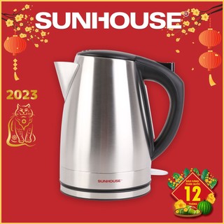Ấm siêu tốc inox 1.7l sunhouse shd1370