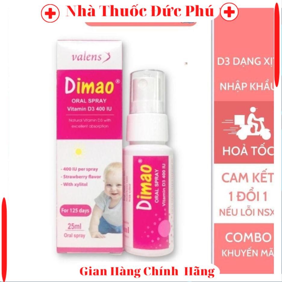 DIMAO VITAMIN D3 400 IU Dạng Xịt Nhập khẩu chính hãng h h b .