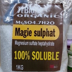Manhê Sunphat 1kg MgSO4 - Phân bón Magie sunphate ma nhê sunphat giúp cây quang hợp tốt