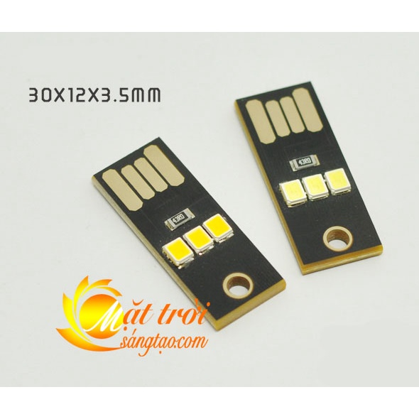 Đèn 3 LED siêu mỏng cắm cổng USB