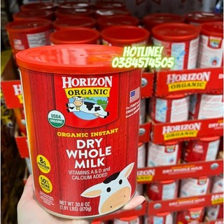 Sữa Tươi Dạng Bột Horizon Organic 870g 2025