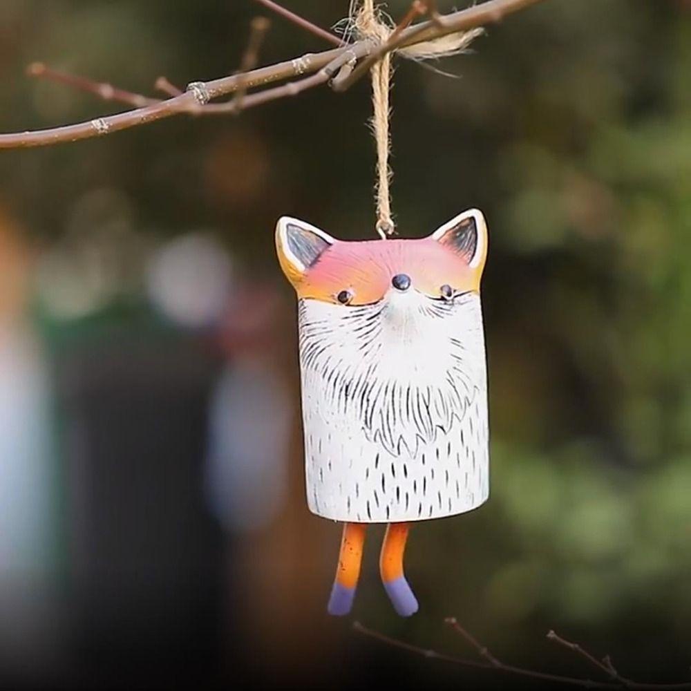 YIYU Chuông Gió Treo Cửa Bằng Nhựa Hình Động Vật Dễ Thương