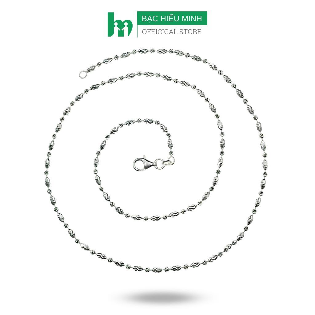Dây Chuyền Nữ Bi Phay Kiểu Mới- Bạc Hiểu Minh Hành Bảo Vĩnh Viễn DCN257
