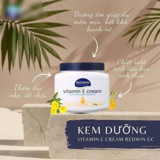 Kem dưỡng da vitamin E Redwin Cream (hũ 300gr) Úc