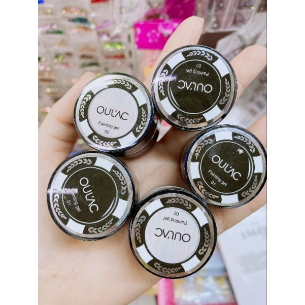 Gel vẽ móng Oulac chính hãng 3D cao cấp - Gel vẽ nail siêu đậm đặc
