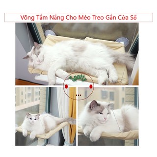 Võng Tắm Nắng Cho Mèo Treo Gắn Cửa Sổ | võng mèo | đồ chơi cho mèo | đệm cho mèo