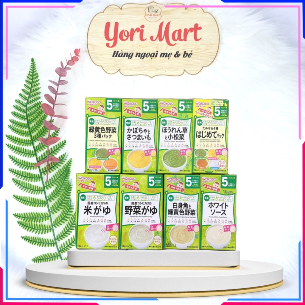 Bột ăn dặm Wakodo Nhật cho bé từ 5m