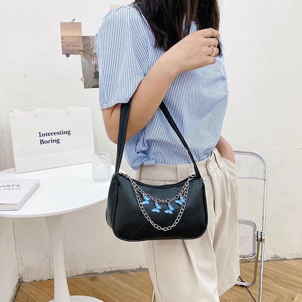 Túi Xách Mini Bằng Da PU Phối Tua Rua Thanh Lịch Dễ Phối Đồ Cho Nữ