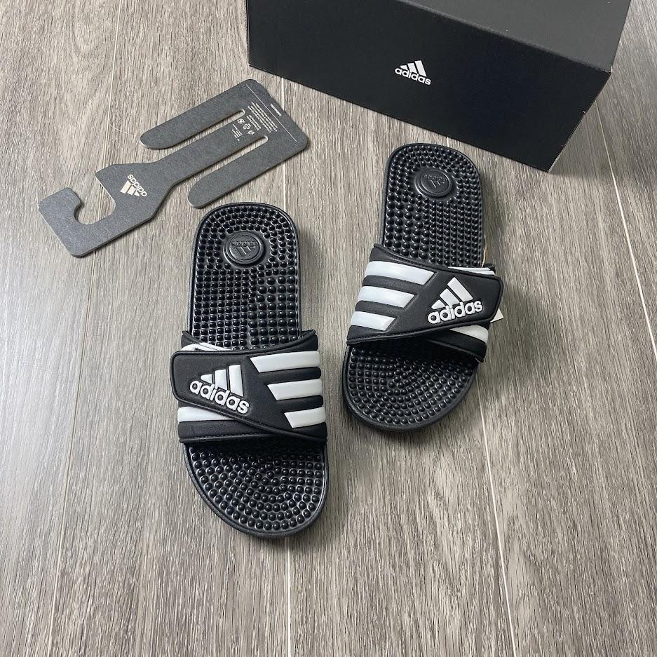 Dép Adidas Adissage Black White