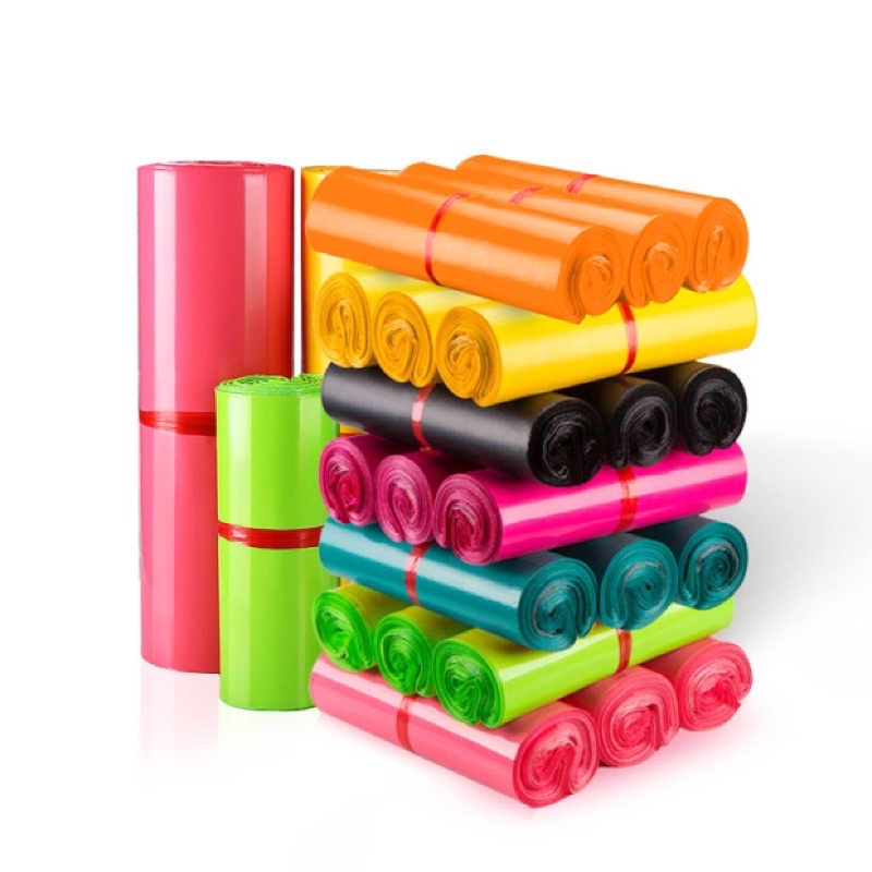 Cuộn 100 túi gói hàng niêm phong, có keo bóc dán tiện lợi size 28x42cm