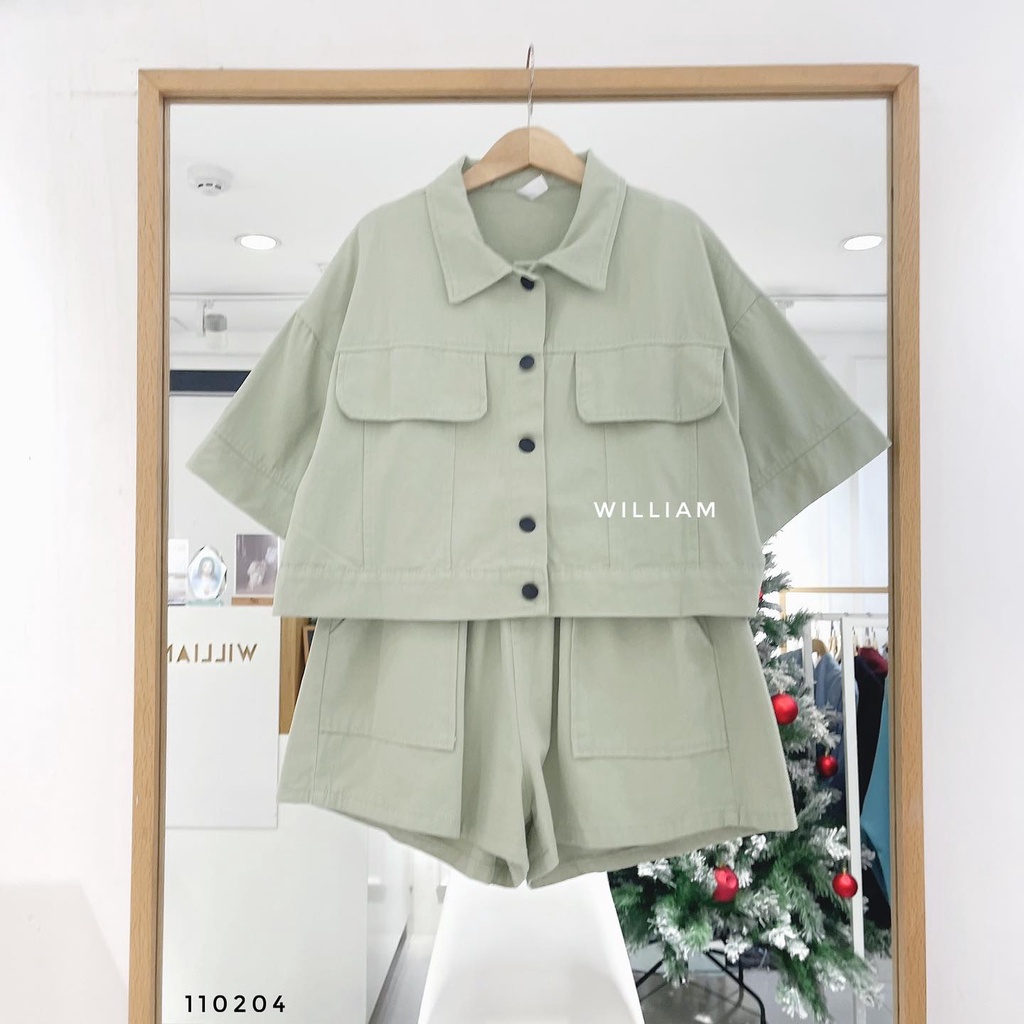 Set bộ kaki ngắn 2108