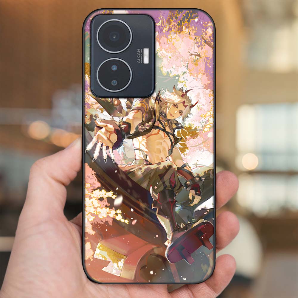 Ốp lưng Vivo Y55 2022 viền đen in hình Arataki Itto Genshin Impact