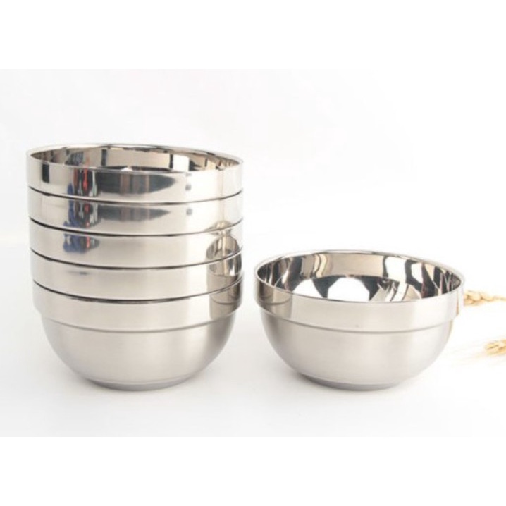 Bát inox 2 lớp chống nóng | Shopee Việt Nam