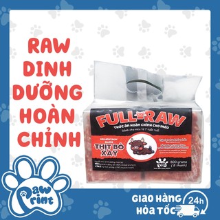 Raw cat food lườn gà, raw bắp bò cho mèo, thực phẩm dinh dưỡng ăn liền