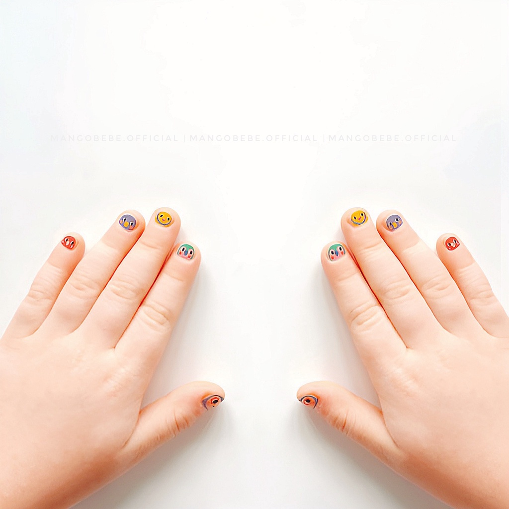 Bộ dán móng tay Nail Sticker 1000 miếng Mideer cho bé
