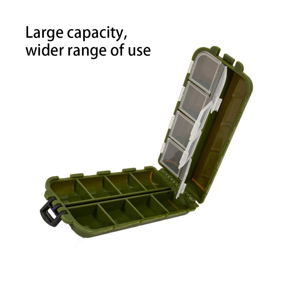 Hộp Đựng Mồi Câu Cá Mini Nhiều Ngăn Siêu Nhẹ Chống Thấm Nước