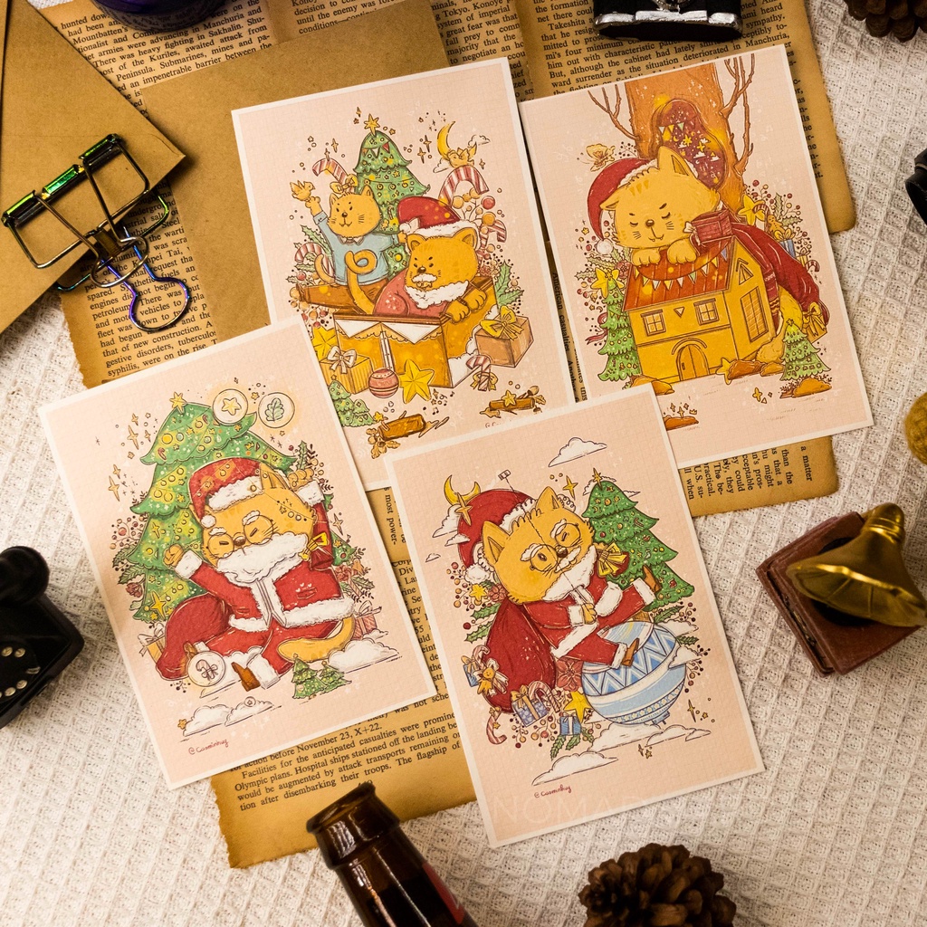 Thiệp Noel Tranh Vẽ - Artwork By CAOMINHHUY