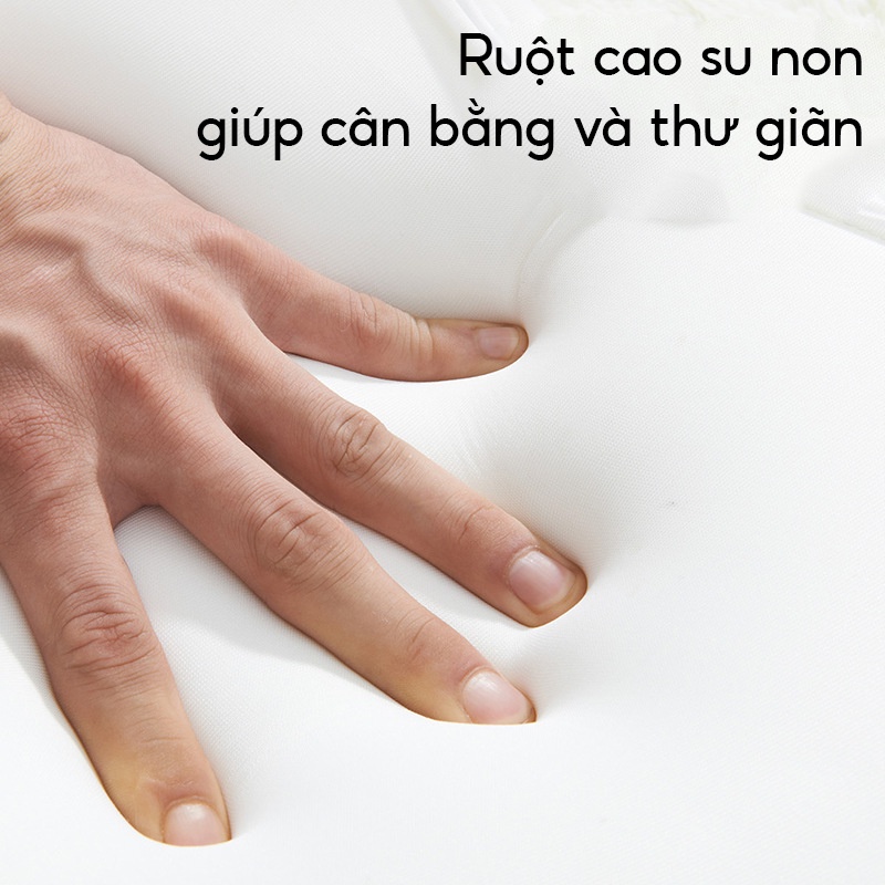 Bộ gối tựa đầu tựa lưng ô tô cao su non AutoX thiết kế công thái học phù hợp tất cả các loại xe hơi | BigBuy360 - bigbuy360.vn