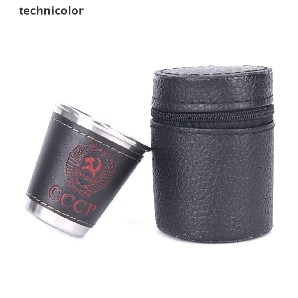 Set 4 Cốc Uống Rượu 70ml Bằng Thép Không Gỉ Tiện Dụng Mang Theo Du Lịch Cắm Trại Tyg Tygg