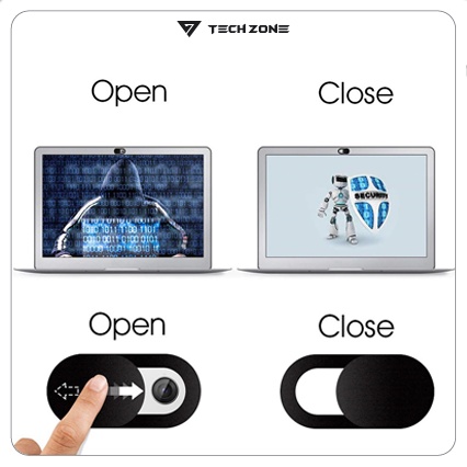 Bộ 05 Miếng dán che camera, sticker dán camera, đóng mở dễ dùng, bảo vệ cho người dùng laptop