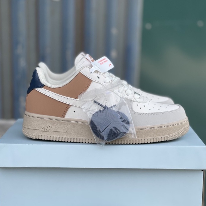 Giày_Nike AF1 gót nâu Offwhite 🎁 FREESHIP 🎁, Giày_Nike Air Force 1 Cổ Thấp Nam Nữ Bản Đẹp Hot