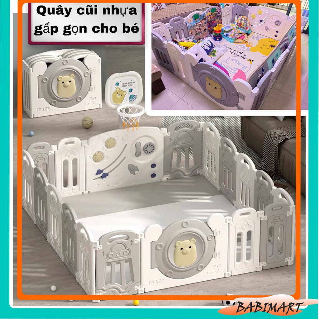 Quây bóng nhựa cho bé, Nhà bóng lều chơi bóng nhựa cho bé tặng kèm 100 bóng và thảm bảo hành 12 tháng