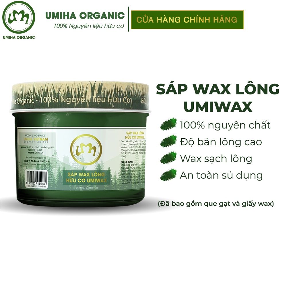 [QÙA TẶNG] Sáp wax lông Umiwax 100ml UMIHA