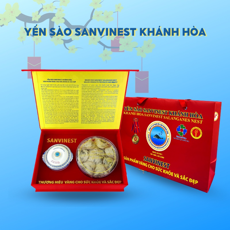 Yến sào Sanvinest Khánh Hòa chính hiệu nguyên tổ 100g - Q110