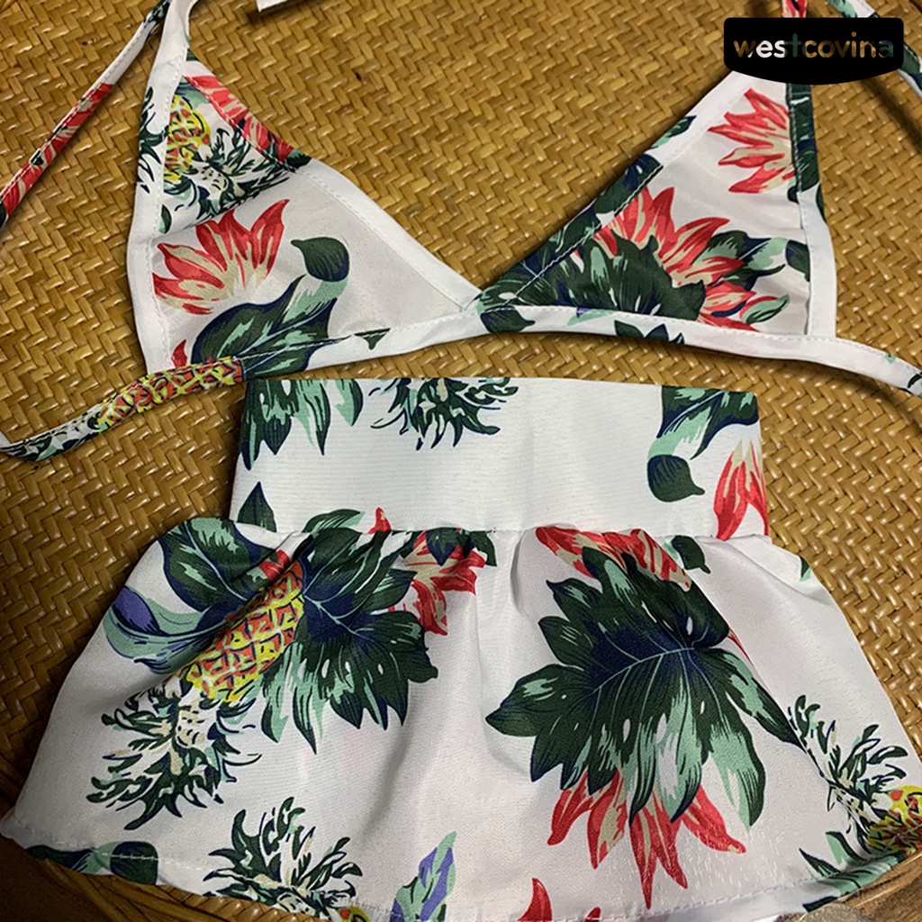 [COD]♘Bộ Đồ Bơi Bikini In Họa Tiết Dễ Thương Thời Trang Mùa Hè Cho Cún Cưng