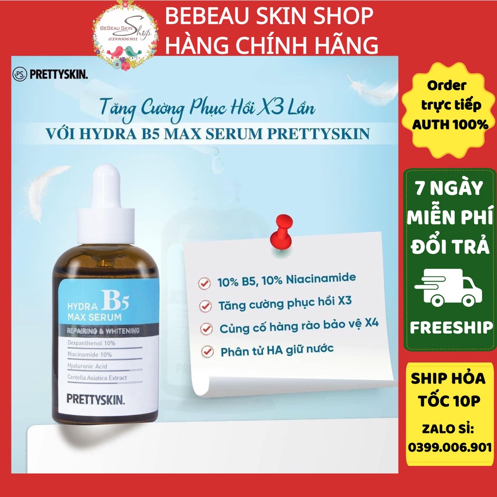 Tinh Chất Phục Hồi Da B5 Pretty Skin Hàn Quốc Giúp Dưỡng Trắng