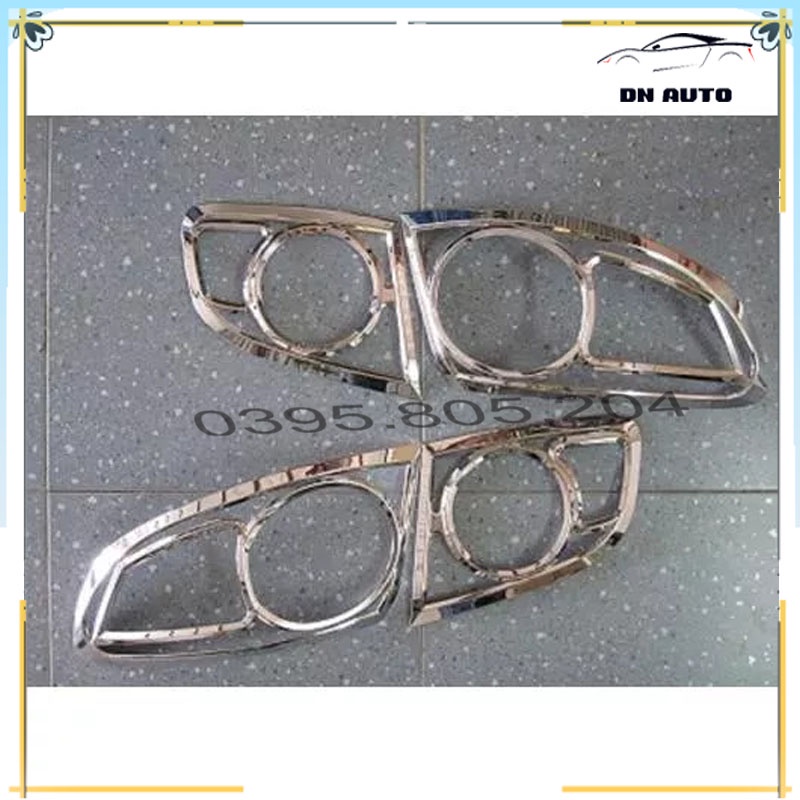 Bộ ốp viền đèn hậu cho xe Hyundai Santafe 2010