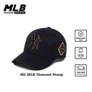 Mũ mlb diamond stamp ball cap new york yankees gold - mũ nón mlb chính hãng 3acp8501n-50gos