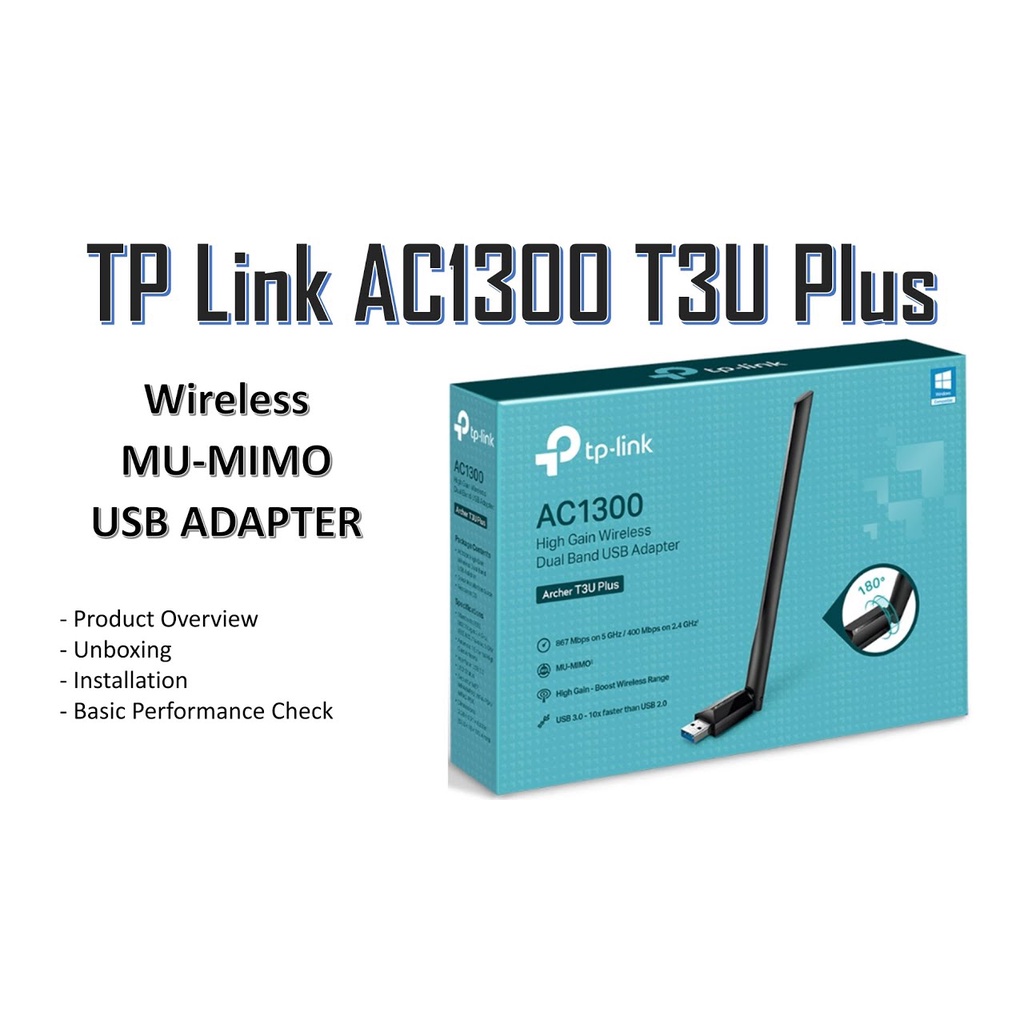 USB WiFi Băng Tần Kép TP-Link Archer T3U - HÀNG CHÍNH HÃNG