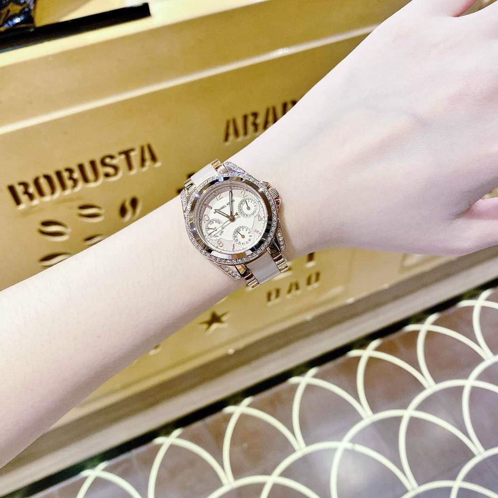 Đồng Hồ Nữ Michael Kors MK6175 Màu Rose Gold cực xinh size 32mm