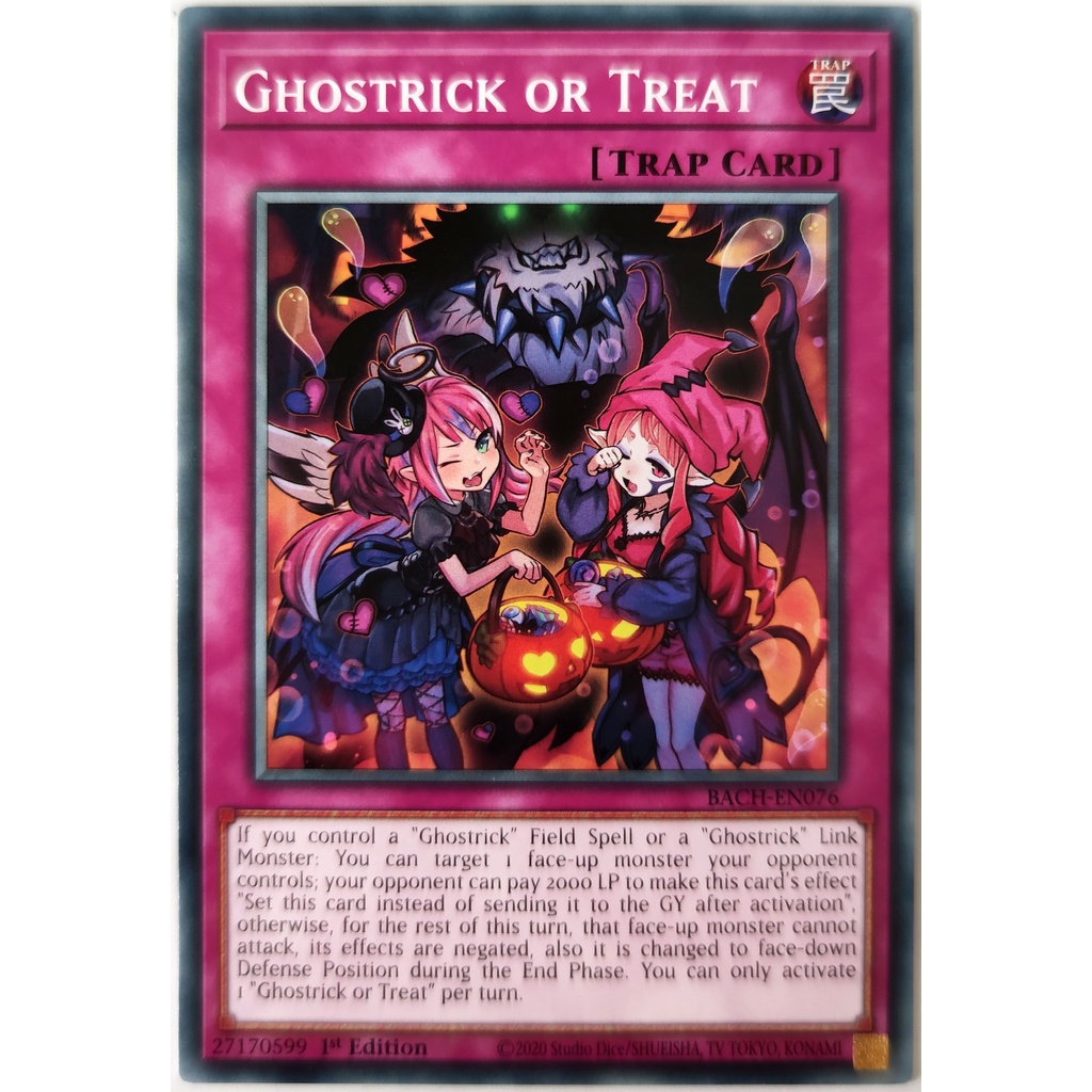 [Thẻ Yugioh] Ghostrick or Treat |EN| Common