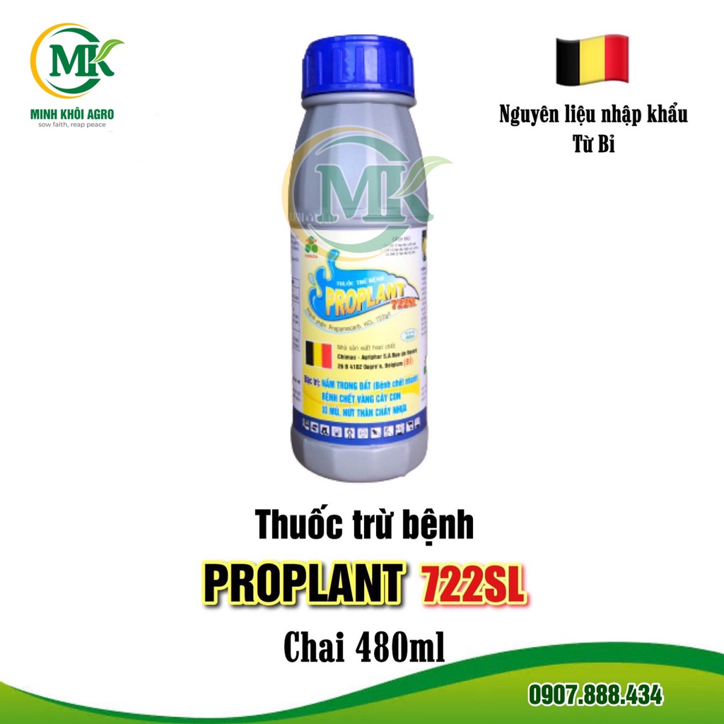 Thuốc trừ bệnh PROPLANT 722SL (Chai 480ml) | Giải pháp quản lý nấm trong đất